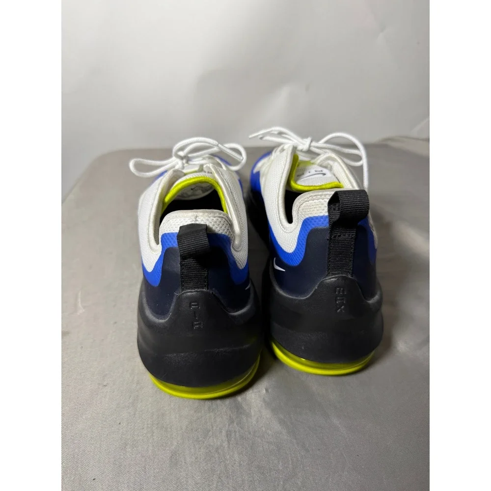 Nike Air Max Axis White Blue Volt Mens Running Shoes AA2146-109 Size 11